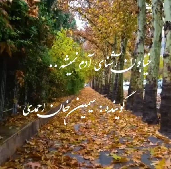 سیمین خان احمدی خیابون آشنای آدم نمیشه ( دکلمه )